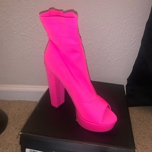 Hot Pink High Heels